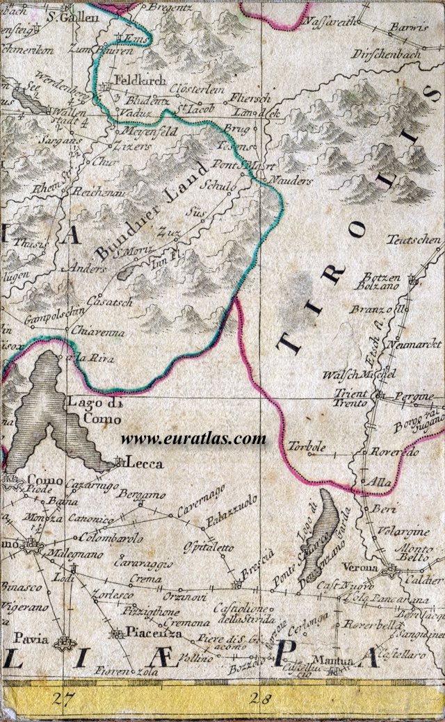 Lecco, Grisons et Tyrol