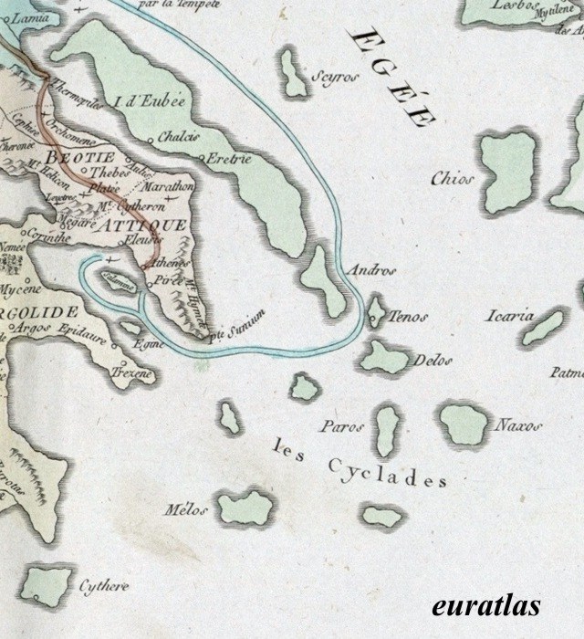 Aegean Sea, Euboea and Attica