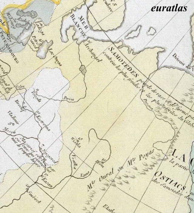 Map showing Siberia