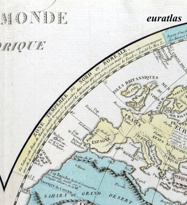Map showing Europe