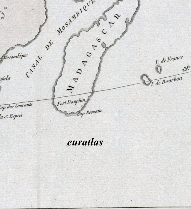 Map showing Madagascar
