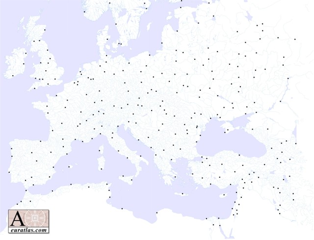 Rivers and Cities of Europe