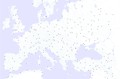 Rivers and cities of Europe