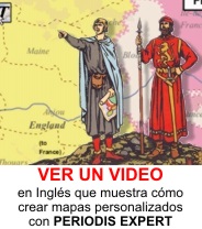 Ver un video en inglés que muestra cómo crear mapas personalizados con Periodis Expert