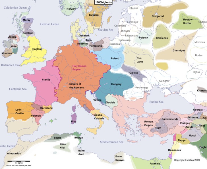 Online Maps Blog - The Ottoman Empire, 1300-1689. Expansion to