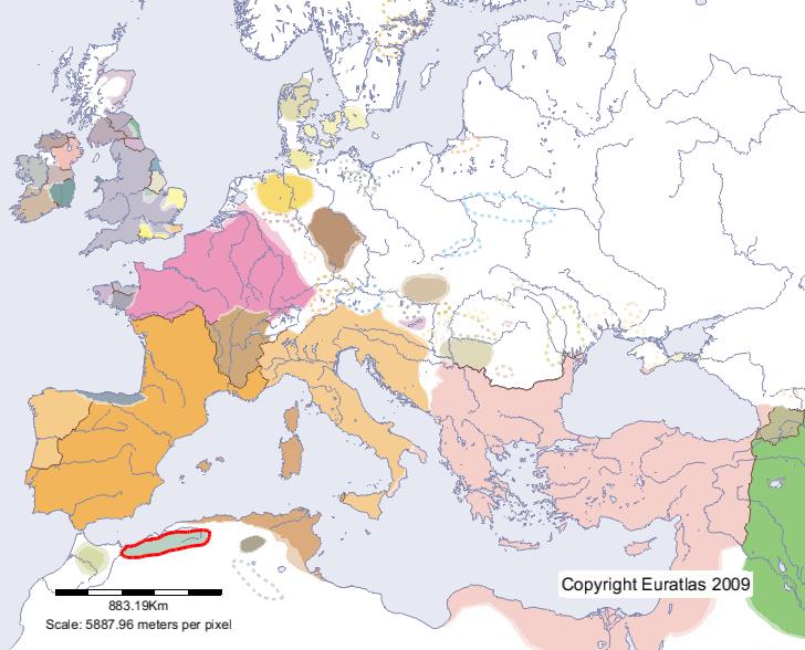 Map of Altava in year 500