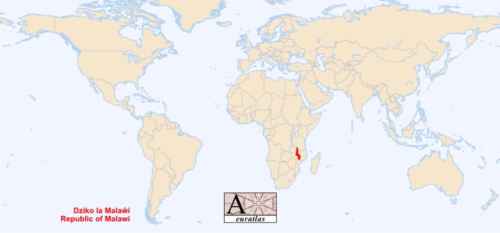 Map showing Malawi in Europe map of malawi africa. Map showing Malawi in Europe