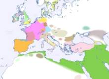 Francs, Visigoths, Califat arabe