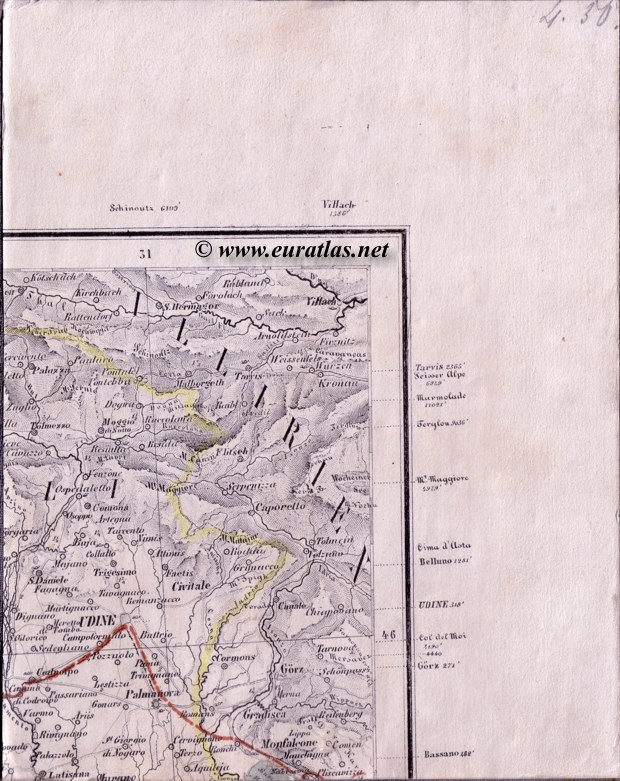 Villach, Udine, Palmanova, Görz, Aquileia