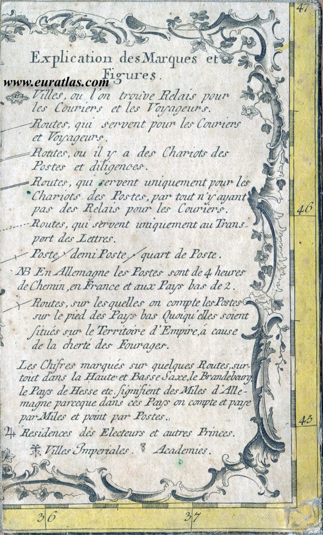 explanation and legend in French