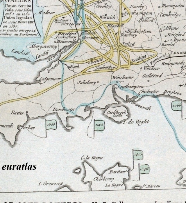 Cardiff, Wight et Cherbourg