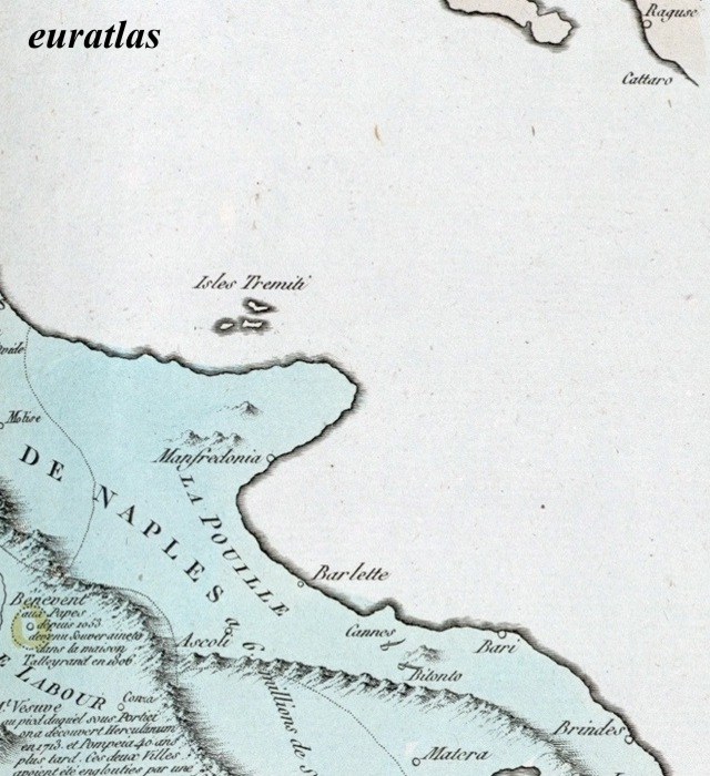 les îles Tremiti, Bari et Brindisi