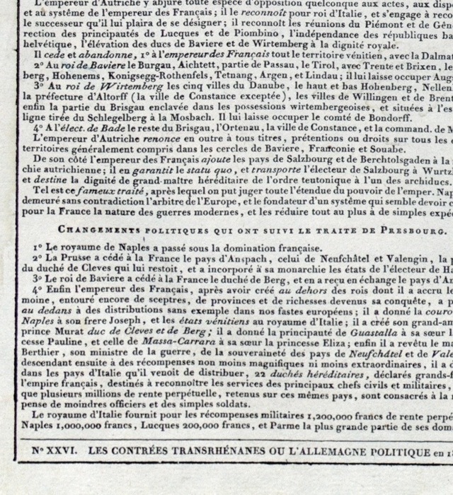 la paix de Presbourg