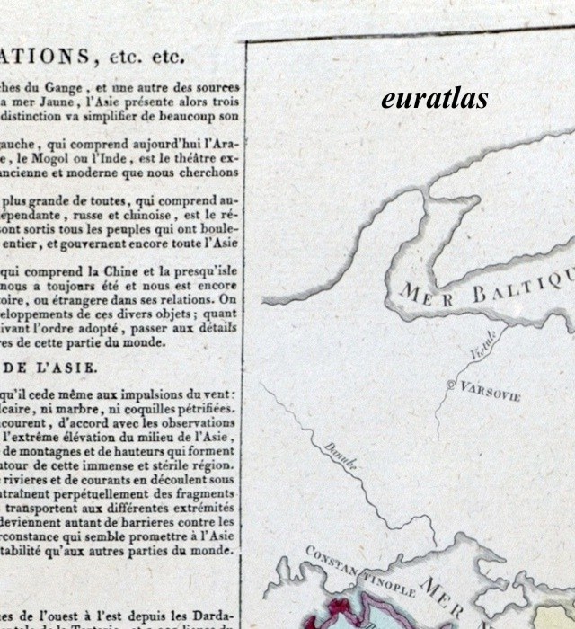 carte montrant la Baltique