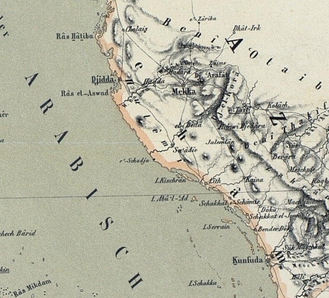 Red Sea and Sarawat Mountains