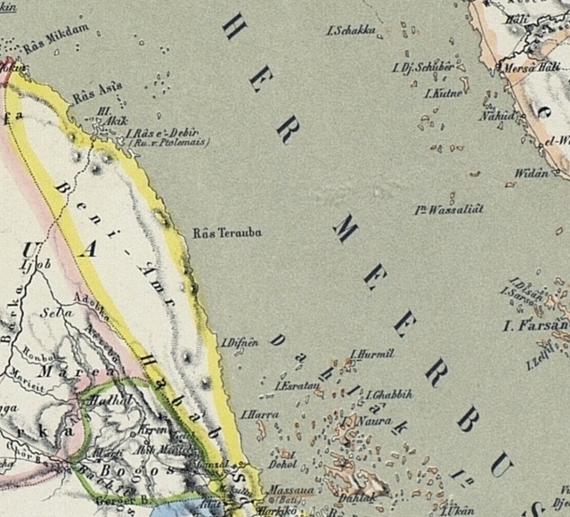 la Mer Rouge et l'archipel des Dahlak