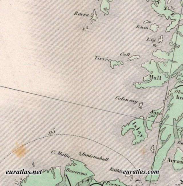 nord de l'Irlande et ouest de l'Écosse