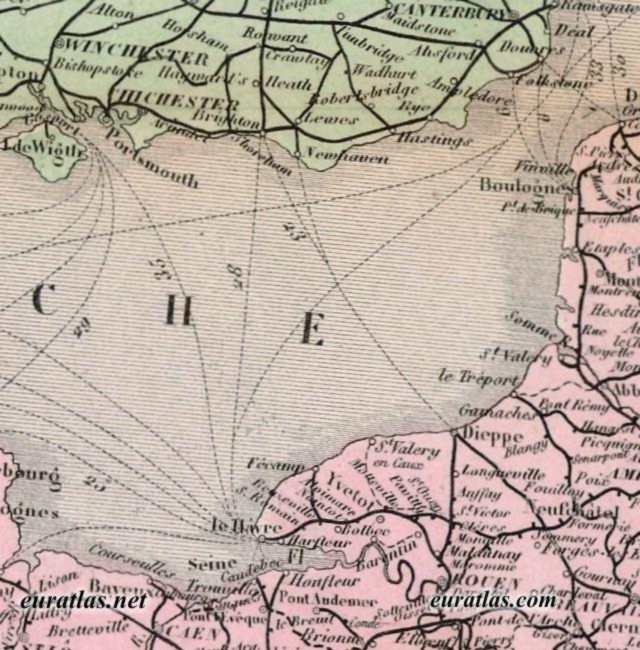 Southern England and Northern France