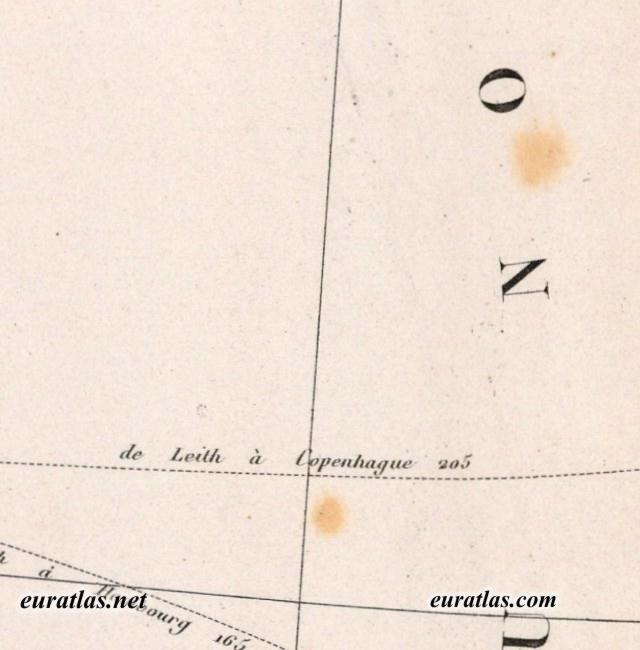 Line from Leith to Copenhagen