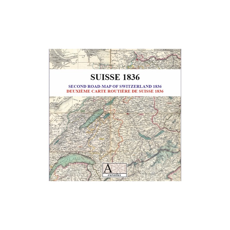 Deuxième Carte routière de la Suisse 1836