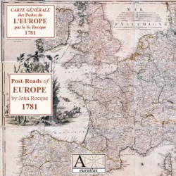 Carte générale des Postes de l'Europe 1781