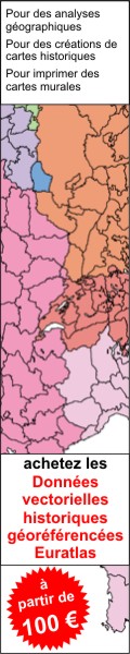 Pour imprimer des cartes en grand format, achetez les Données vectorielles historiques géoréférencées Euratlas