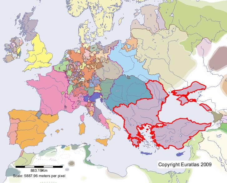 Euratlas Periodis Web Map Of Ottoman Empire In Year 1500