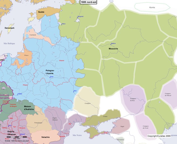 Euratlas Periodis Web - carte d'Europe 900 nord-ouest