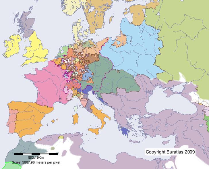 Karte von Souss im Jahre 1700