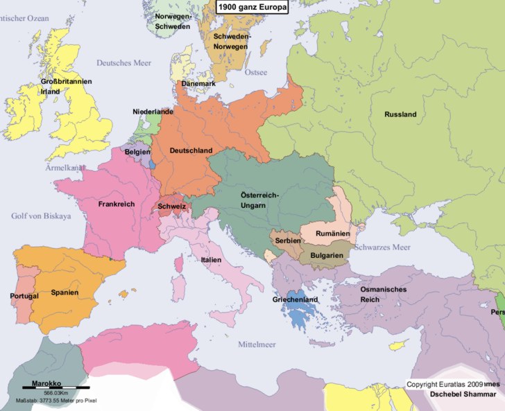 politische weltkarte 1900 Euratlas Periodis Web Karte Von Europa Im Jahre 1900 politische weltkarte 1900