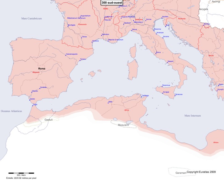 Euratlas Periodis Web - carte d'Europe 900 sud-ouest