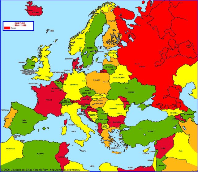 1990 Map Of Europe Zip Code Map