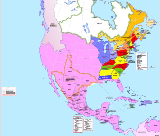 Hisatlas Map Of North America 1781 1800