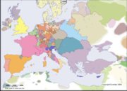 Carte de l'Europe en l'an 1500