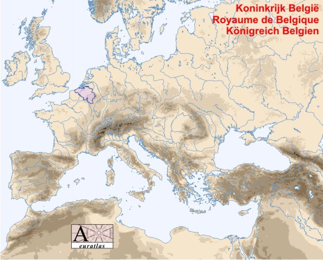 Emplacement de la Belgique