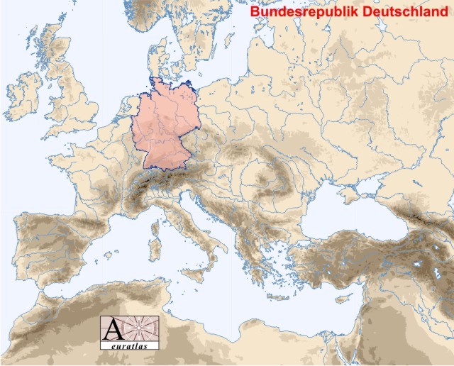 Emplacement de l'Allemagne