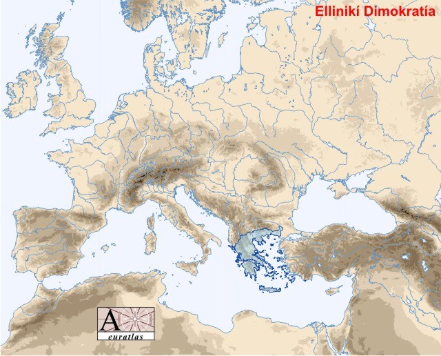 Location of Greece