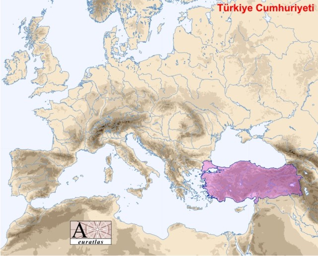 Emplacement de la Turquie